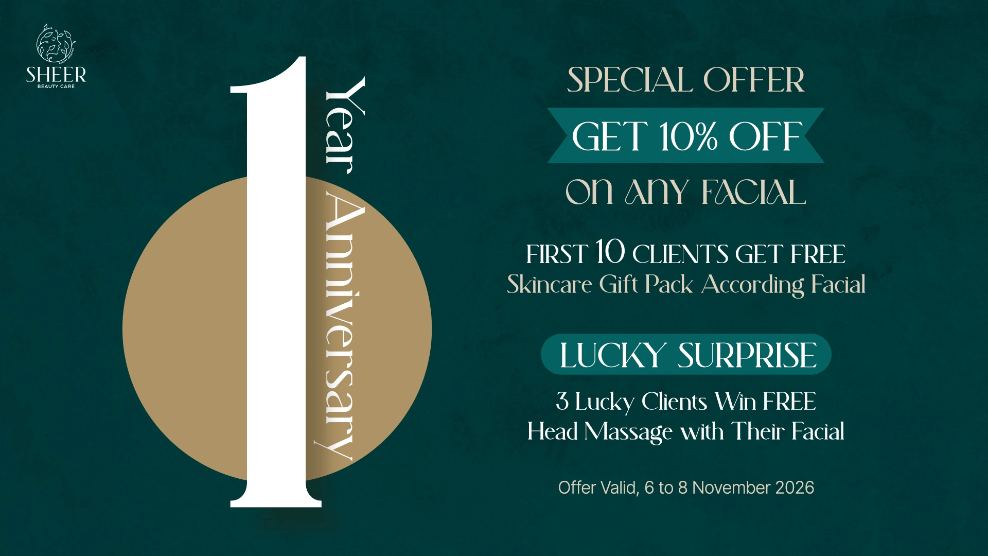 ANNIVERSARY SPECIAL OFFERS